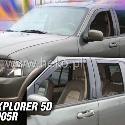 FORD EXPLORER 3 5D 2002-2005 ΖΕΥΓΑΡΙ ΑΝΕΜΟΘΡΑΥΣΤΕΣ ΑΠΟ ΕΥΚΑΜΠΤΟ ΦΙΜΕ ΠΛΑΣΤΙΚΟ HEKO - 2 ΤΕΜ.