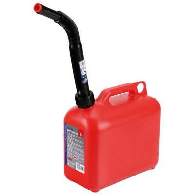 ΜΠΕΤΟΝΙ ΠΛΑΣΤΙΚΟ ΓΙΑ ΜΕΤΑΦΟΡΑ ΚΑΥΣΙΜΟΥ ΜΕ ΕΥΚΑΜΠΤΟ ΜΑΚΡΥ ΣΤΟΜΙΟ ΑΣΦΑΛΕΙΑΣ ΚΟΚΚΙΝΟ JERRY CAN 5lt LAMPA  - 1 TEM.