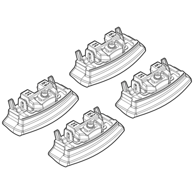 HYUNDAI i20 3D/5D 11/14+ KIT ΑΚΡΑ (ΠΟΔΙΑ) ΓΙΑ ΜΠΑΡΕΣ NORDRIVE