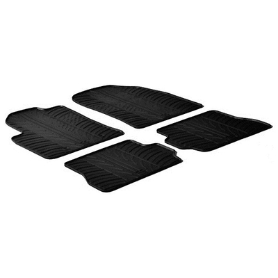 FORD FIESTA 3D / 5D 11/2002-08/2008 / FORD FUSION 08/2002-11/2012 ΜΑΡΚΕ ΠΑΤΑΚΙΑ SUMISURA ΛΑΣΤΙΧΟ ΣΕ ΜΑΥΡΟ ΧΡΩΜΑ ME ΚΟΥΜΠΩΜΑΤΑ LAMPA - 4 ΤΕΜ.