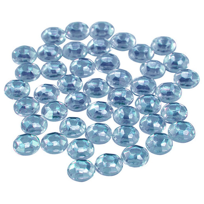 ΔΙΑΚΟΣΜΗΤΙΚΑ STRASS ΜΠΛΕ 50τμχ. 8mm