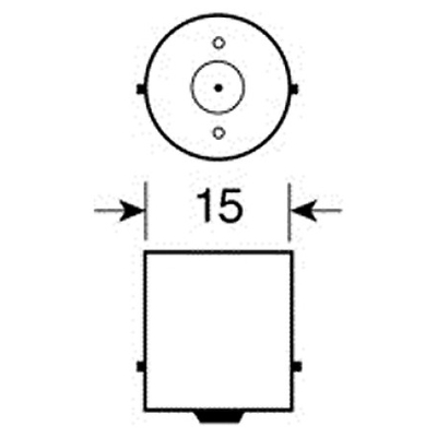 ΛΑΜΠΑ ΜΟΝΟΠΟΛΙΚΗ 36 LED ΚΟΚΚΙΝΟ ΧΡΩΜΑ
