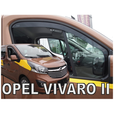 OPEL VIVARO II 2014-2019 / RENAULT TRAFIC III 2014-2019 - ΖΕΥΓΑΡΙ ΑΝΕΜΟΘΡΑΥΣΤΕΣ ΑΥΤΟΚΙΝΗΤΟΥ ΑΠΟ ΕΥΚΑΜΠΤΟ ΦΙΜΕ ΠΛΑΣΤΙΚΟ HEKO - 2 ΤΕΜ.