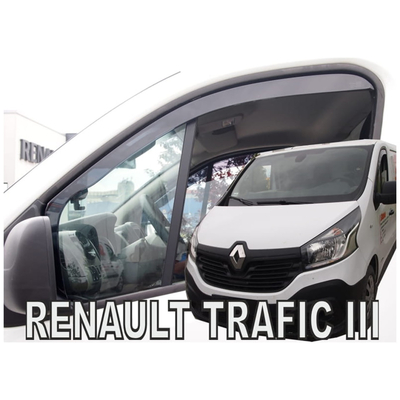 OPEL VIVARO II 2014-2019 / RENAULT TRAFIC III 2014-2019 - ΖΕΥΓΑΡΙ ΑΝΕΜΟΘΡΑΥΣΤΕΣ ΑΥΤΟΚΙΝΗΤΟΥ ΑΠΟ ΕΥΚΑΜΠΤΟ ΦΙΜΕ ΠΛΑΣΤΙΚΟ HEKO - 2 ΤΕΜ.