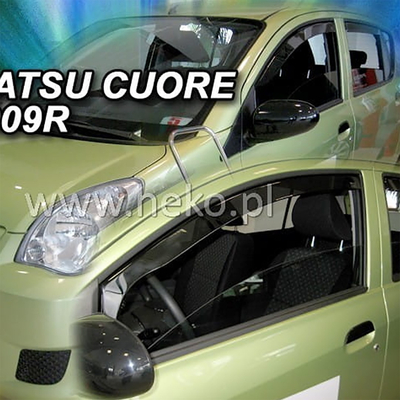 DAIHATSU CUORE 7 5D 2007+ ΖΕΥΓΑΡΙ ΑΝΕΜΟΘΡΑΥΣΤΕΣ ΑΠΟ ΕΥΚΑΜΠΤΟ ΦΙΜΕ ΠΛΑΣΤΙΚΟ HEKO - 2 ΤΕΜ.