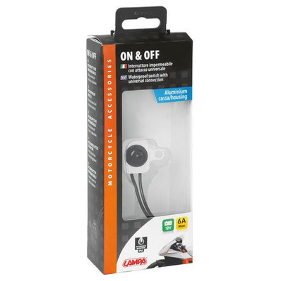 ΔΙΑΚΟΠΤΗΣ 12V 6A ΤΙΜΟΝΙΟΥ ΜΟΤΟ ΑΔΙΑΒΡΟΧΟΣ 6mm ΑΛΟΥΜΙΝΙΟΥ 1ΤΕΜ.