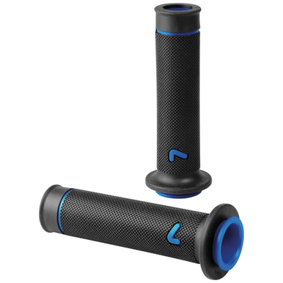 ΧΕΙΡΟΛΑΒΕΣ ΤΙΜΟΝΙΟΥ ΜΗΧΑΝΗΣ SPORT-GRIP ΜΑΥΡΟ/ΜΠΛΕ (22 mm-12cm/25mm-12,5cm) LAMPA - 2 ΤΕΜ.