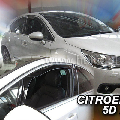 CITROEN DS4 5D 2011+ ΖΕΥΓΑΡΙ ΑΝΕΜΟΘΡΑΥΣΤΕΣ ΑΠΟ ΕΥΚΑΜΠΤΟ ΦΙΜΕ ΠΛΑΣΤΙΚΟ HEKO - 2 ΤΕΜ.