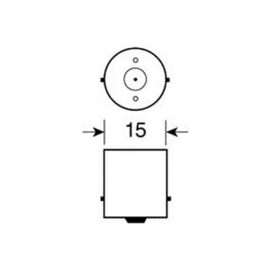ΛΑΜΠΑΚΙ P21W 12V BA15s MEGA-LED5