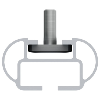 ΜΠΑΡΑ S/W KUMA ΑΛΟΥΜΙΝΙΟΥ 122cm ΧΩΡΙΣ ΚΛΕΙΔΙ