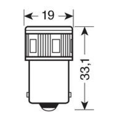 ΛΑΜΠΑΚΙ P21W 10-30V MEGA LED 11