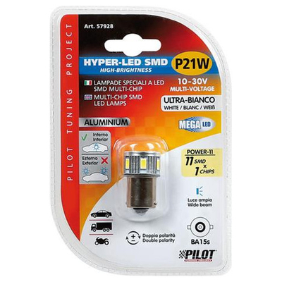 ΛΑΜΠΑΚΙ P21W 10-30V MEGA LED 11