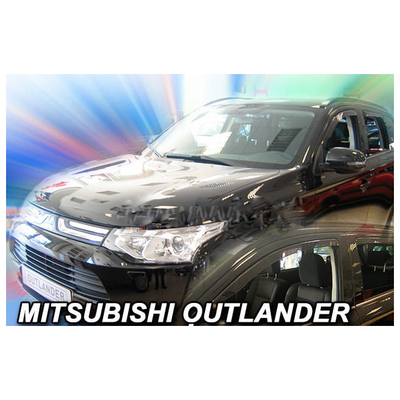 MITSUBISHI OUTLANDER 5D 2012+  ΣΕΤ ΑΝΕΜΟΘΡΑΥΣΤΕΣ ΑΥΤΟΚΙΝΗΤΟΥ ΑΠΟ ΕΥΚΑΜΠΤΟ ΦΙΜΕ ΠΛΑΣΤΙΚΟ HEKO - 4 ΤΕΜ.