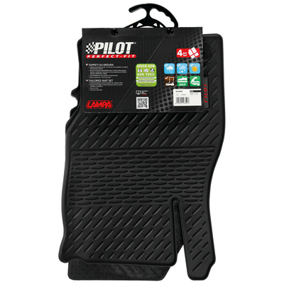 OPEL CORSA E 3D/5D 12/2014+ ΠΑΤΑΚΙΑ ΜΑΡΚΕ ΛΑΣΤΙΧΟ PILOT ECO GOMMA STYLE B (ΜΕ ΚΟΥΜΠΩΜΑΤΑ)    LAMPA - 4 ΤΕΜ.