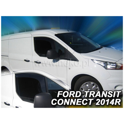 FORD TRANSIT CONNECT / TOURNEO 2 2D/5D 2014+ ΖΕΥΓΑΡΙ ΑΝΕΜΟΘΡΑΥΣΤΕΣ VAN ΑΠΟ ΕΥΚΑΜΠΤΟ ΦΙΜΕ ΠΛΑΣΤΙΚΟ HEKO - 2 ΤΕΜ.