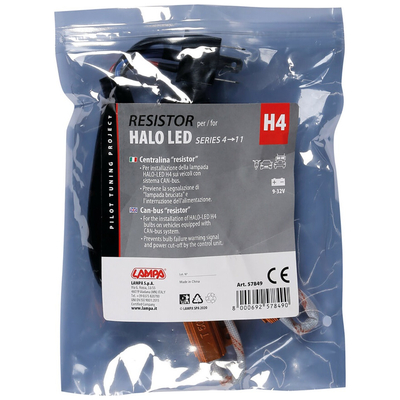 ΑΝΤΙΣΤΑΣΗ ΓΙΑ HALO LED ΚΙΤ H4 9-32V SERIES 4-11 (ΑΝΤΙΣΤΑΣΗ- ΨΕΥΤΗΣ- CANCELLER) 1ΤΕΜ.