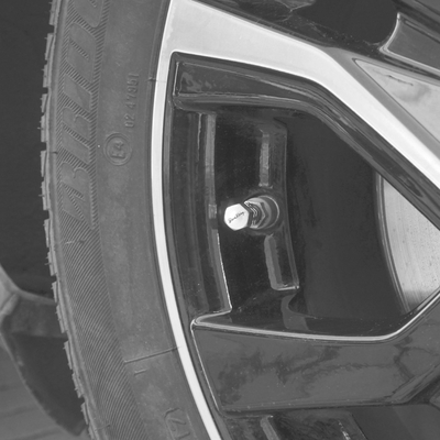 ΚΑΠΑΚΙΑ ΒΑΛΒΙΔΩΝ ARCADE WHITE (ΑΣΗΜΙ/ΑΛΟΥΜΙΝΙΟ) - 4 ΤΕΜ.