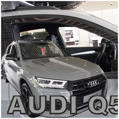 AUDI Q5 5D 2016+ ΖΕΥΓΑΡΙ ΑΝΕΜΟΘΡΑΥΣΤΕΣ ΑΠΟ ΕΥΚΑΜΠΤΟ ΦΙΜΕ ΠΛΑΣΤΙΚΟ HEKO - 2 ΤΕΜ.