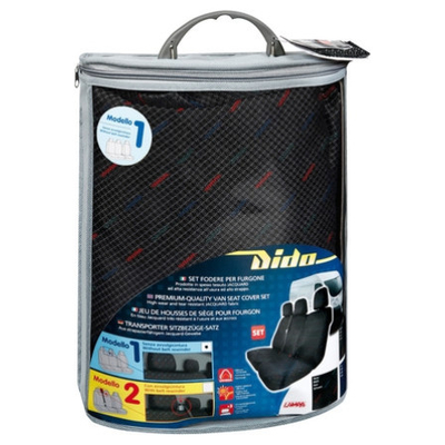 Καλύμματα Καθισμάτων Dido-1, χωρίς επανατυλικτήρα ζώνης - Γκρι