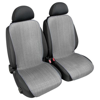 ΠΛΑΤΟΚΑΘΙΣΜΑΤΑ ΨΑΘΑ/ ΒΑΜΒΑΚΕΡΟ ΥΦΑΣΜΑ ΚΑΠΙΤΟΝΕ  ΔΙΠΛΗΣ ΟΨΗΣ STRIPS ΓΚΡΙ (ΦΑΡΔΟΣ 42 CM) 2ΤΕΜ.