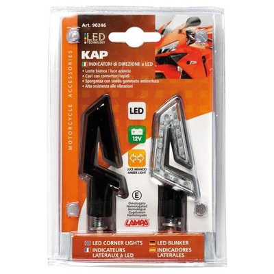 Φλάς KAP Μάυρο με LED 75x27mm