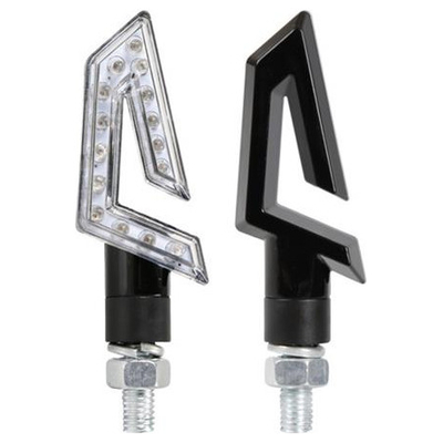 Φλάς KAP Μάυρο με LED 75x27mm