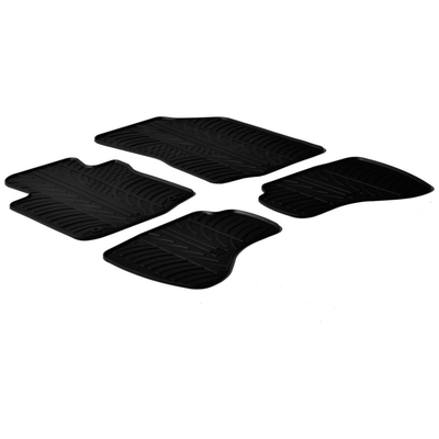 CITROEN C1 05/2005-05/2014 / PEUGEOT 107 05/2005-12/2014 / TOYOTA AYGO 05/2005-05/2014 ΜΑΡΚΕ ΠΑΤΑΚΙΑ SUMISURA ΛΑΣΤΙΧΟ ΣΕ ΜΑΥΡΟ ΧΡΩΜΑ ME ΚΟΥΜΠΩΜΑΤΑ LAMPA - 4 ΤΕΜ.