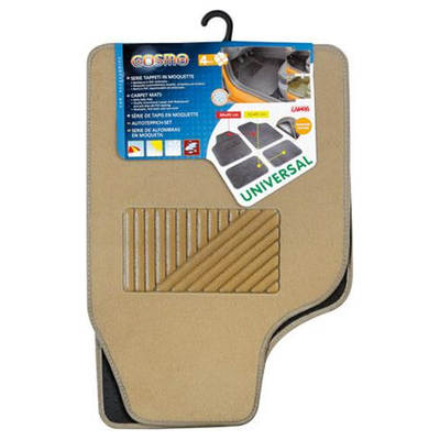 Πατάκια ΜΟΚΕΤΑ+PVC COSMO 45x66+45x33 4τεμ. Μπεζ