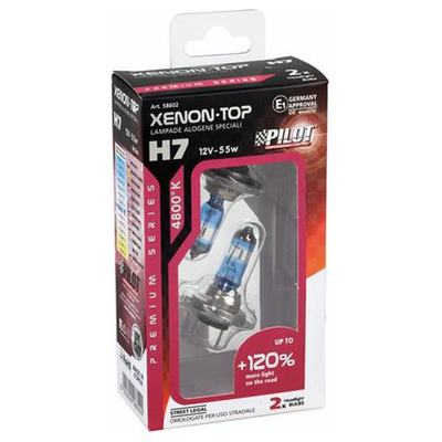 H7 12V 55W PX26d XENON TOP 4.800K +120%  2ΤΕΜ.