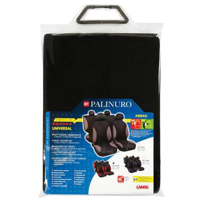 ΚΑΛΥΜΜΑΤΑ ΚΑΘΙΣΜΑΤΩΝ PALINURO SET 4ΤΕΜ. ΜΑΥΡΟ/KOKKINO
