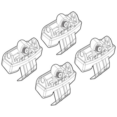 BMW X2 F39 01/18+ KIT ΑΚΡΑ (ΠΟΔΙΑ) ΓΙΑ ΜΠΑΡΕΣ NORDRIVE