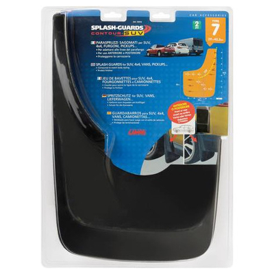 ΛΑΣΠΩΤΗΡΕΣ SPLASH-GUARDS CONTOUR SUV 29x42,5cm TYPE-7 2ΤΕΜ.