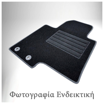 SKODA OCTAVIA 5 2004-2012 / VW JETTA 2005-2011 / GOLF 5 / GOLF 6 SW 3D / 5D 2003-2009 ΜΑΡΚΕ ΠΑΤΑΚΙΑ ΜΟΚΕΤΑ ΣΕ ΜΑΥΡΟ ΧΡΩΜΑ ΜΕ ΟΒΑΛ ΚΟΥΜΠΩΜΑΤΑ CIK - 4 ΤΕΜ.