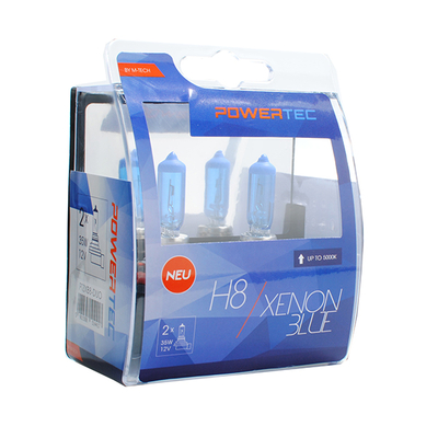 H8 12V 35W PGJ19-1 5.000K POWERTEC XENON BLUE 2ΤΕΜ. M-TECH