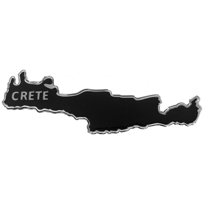 ΚΡΗΤΗ ΑΥΤΟΚΟΛΛΗΤΟ 12 cm ΜΑΥΡΟ/ΧΡΩΜΙΟ ΜΕ ΕΠΙΚΑΛΥΨΗ ΕΠΟΞΕΙΔΙΚΗΣ ΡΥΤΙΝΗΣ (ΥΓΡΟ ΓΥΑΛΙ) - 1 ΤΕΜ.