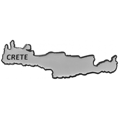 ΚΡΗΤΗ ΑΥΤΟΚΟΛΛΗΤΟ 12 cm ΧΡΩΜΙΟ (ΝΙΚΕΛ) ΜΕ ΕΠΙΚΑΛΥΨΗ ΕΠΟΞΕΙΔΙΚΗΣ ΡΥΤΙΝΗΣ (ΥΓΡΟ ΓΥΑΛΙ) - 1 ΤΕΜ.