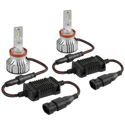 H8/H9/H11/H16 9-32V 6.500K 6.000lm 72W PGJ19-X HALO LED SERIE 7 COMPACT 8LED CREE 2ΤΕΜ. LED KIT