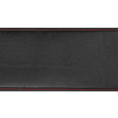 ΚΑΛΥΜΜΑ ΤΙΜΟΝΙΟΥ ΦΟΡΤΗΓΟΥ 46/48cm (L) SKIN-COVER ΜΑΥΡΟ ΜΕ ΚΟΚΚΙΝΗ ΡΑΦΗ ΕΛΑΣΤΙΚΟ 2mm ΠΑΧΟΣ