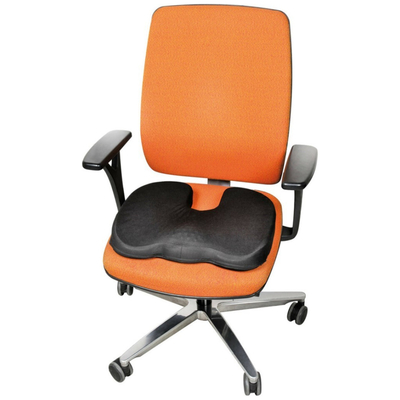 ΜΑΞΙΛΑΡΙ ΚΑΘΙΣΜΑΤΟΣ ERGO SEAT CONTOUR ΜΕ GEL ΚΑΙ ΑΦΡΟ MEMORY FOAM  (ΜΑΥΡΟ) - 1 ΤΕΜ.