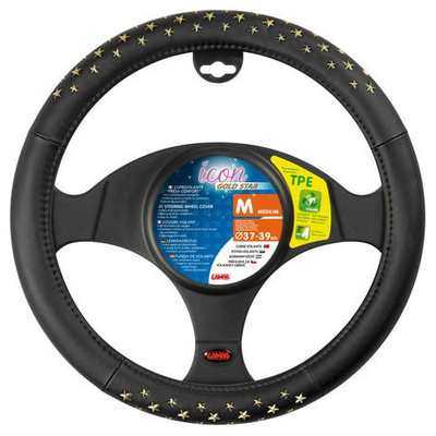 ΚΑΛΥΜΜΑ ΤΙΜΟΝΙΟΥ ICON ΜΑΥΡΟ ΧΡΩΜΑ ME ΧΡΥΣΑ ΜΕΤΑΛΛΙΚΑ ΑΣΤΕΡΙΑ /ΑΟΣΜΟ /ΟΙΚΟΛΟΓΙΚΟ/ ΜΗ ΤΟΞΙΚΟ/ ΑΝΑΚΥΚΛΩΣΙΜΟ ΥΛΙΚΟ