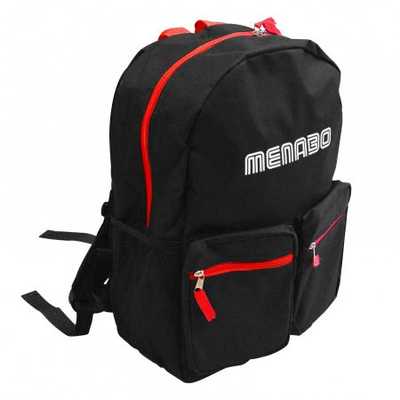 ΣΑΚΙΔΙΟ ΤΑΞΙΔΙΟΥ BACKPACK 20Lt 43x30x15 ΜΑΥΡΟ-ΚΟΚΚΙΝΟ MENABO