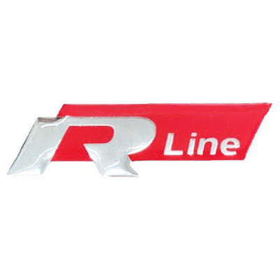 R LINE (VW) ΑΥΤΟΚΟΛΛΗΤΟ ΣΗΜΑ ΚΟΚΚΙΝΟ/ΧΡΩΜΙΟ 7,5x2,1cm ΜΕ ΕΠΙΚΑΛΥΨΗ ΕΠΟΞΕΙΔΙΚΗΣ ΡΥΤΙΝΗΣ - 1 ΤΕΜ.