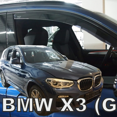 BMW X3 G01 5D 2017+ ΖΕΥΓΑΡΙ ΑΝΕΜΟΘΡΑΥΣΤΕΣ ΑΠΟ ΕΥΚΑΜΠΤΟ ΦΙΜΕ ΠΛΑΣΤΙΚΟ HEKO - 2 ΤΕΜ.