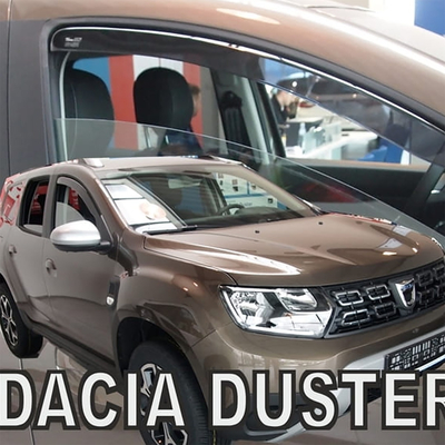 DACIA DUSTER 2 5D 2018+ ΖΕΥΓΑΡΙ ΑΝΕΜΟΘΡΑΥΣΤΕΣ ΑΠΟ ΕΥΚΑΜΠΤΟ ΦΙΜΕ ΠΛΑΣΤΙΚΟ HEKO - 2 ΤΕΜ.