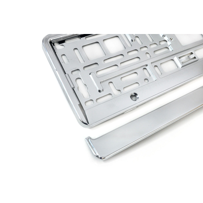 ΠΛΑΣΤΙΚΟ ΠΛΑΙΣΙΟ ΠΙΣΩ ΠΙΝΑΚΙΔΑΣ ΚΥΚΛΟΦΟΡΙΑΣ (ΧΡΩΜΙΟ) - 52 Χ 12,5 cm AMiO - 1 ΤΕΜ.