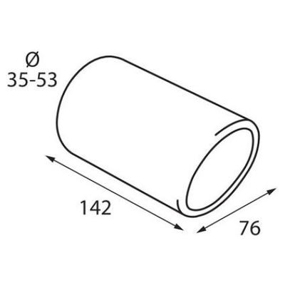 ΑΚΡΟ ΕΞΑΤΜΙΣΗΣ TS-16 S 35-53mm - ΣΤΡΟΓΓΥΛΟ
