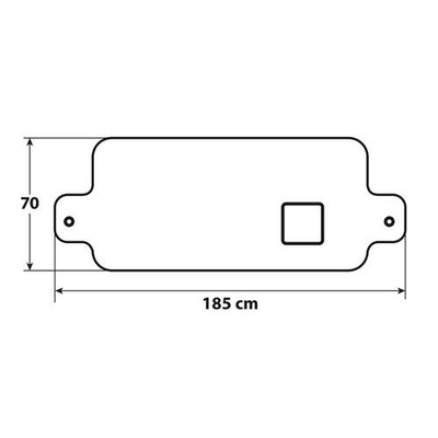 ΕΞΩΤΕΡΙΚΗ ΑΝΤΙΠΑΓΩΤΙΚΗ ΗΛΙΟΠΡΟΣΤΑΣΙΑ ΠΑΡΜΠΡΙΖ NO FROST (70 Χ 185 cm)