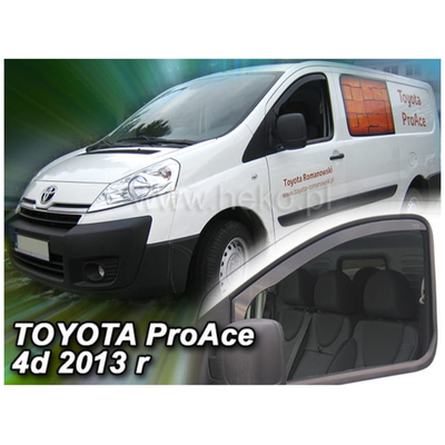 PEUGEOT EXPERT 2007-2016 / JUMPY 4D 2007-2016 / SCUDO 2007-2016 / PROACE 4D 2013-2016 ΖΕΥΓΑΡΙ ΑΝΕΜΟΘΡΑΥΣΤΕΣ ΑΠΟ ΕΥΚΑΜΠΤΟ ΦΙΜΕ ΠΛΑΣΤΙΚΟ HEKO - 2 ΤΕΜ.