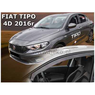 FIAT TIPO 4D/5D SEDAN HTB WAGON 2016+ ΖΕΥΓΑΡΙ ΑΝΕΜΟΘΡΑΥΣΤΕΣ ΑΠΟ ΕΥΚΑΜΠΤΟ ΦΙΜΕ ΠΛΑΣΤΙΚΟ HEKO - 2 ΤΕΜ.