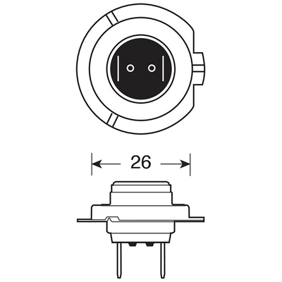 H7 9-32V PX26d 6LED 6.500K 4.000lm 20W CANBUS SEOUL CSP-Y19chips HALO LED BLADE 2ΤΕΜ.